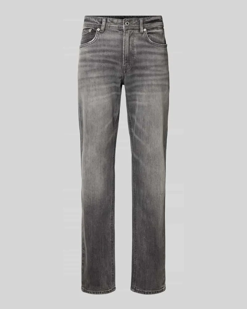 Pepe Jeans Regular Fit Tapered Jeans aus Baumwoll-Mix Modell 'CASH 
