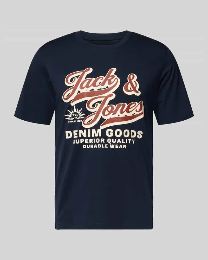 Jack & Jones T-Shirt mit Label-Print 