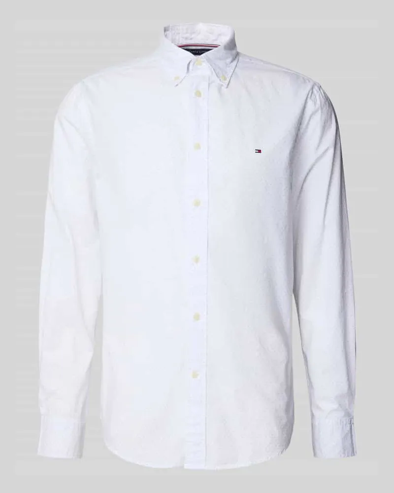 Tommy Hilfiger Regular Fit Freizeithemd aus reiner Baumwolle 