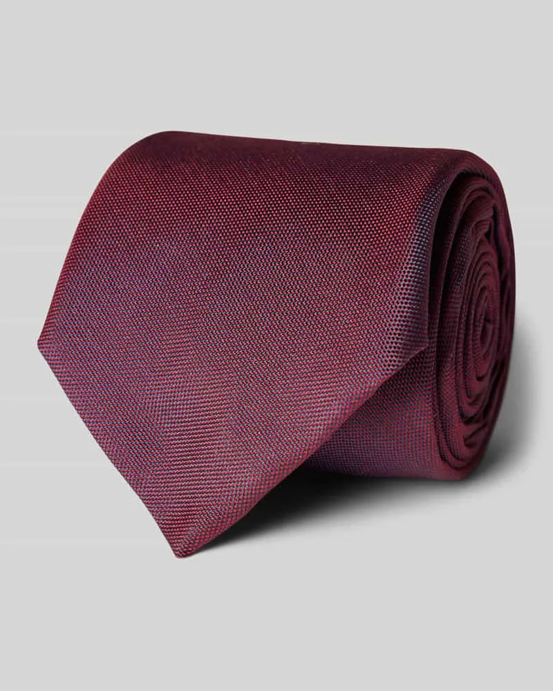 HUGO BOSS Krawatte aus Seiden-Mix Bordeaux