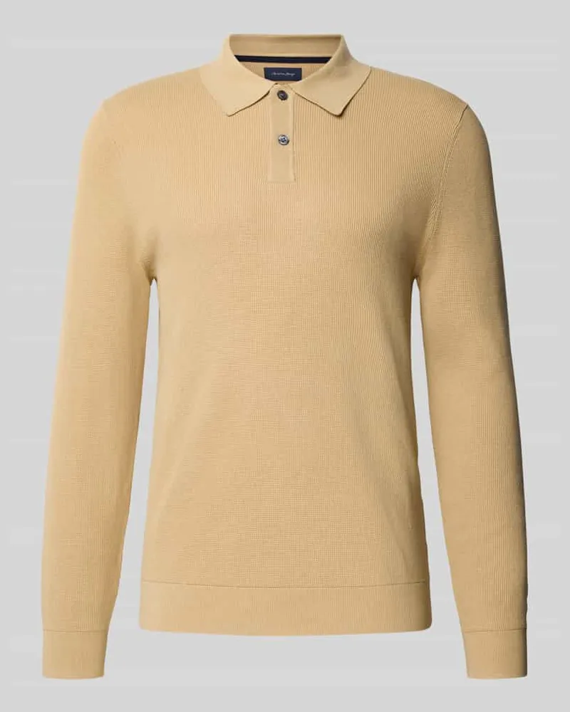 Christian Berg Slim Fit Poloshirt mit Knopfleiste 