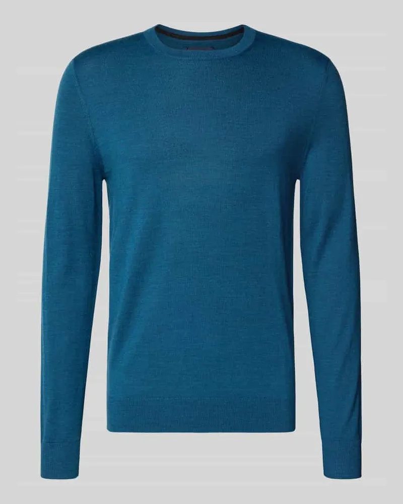 Christian Berg Regular Fit Longsleeve aus Woll-Mix 