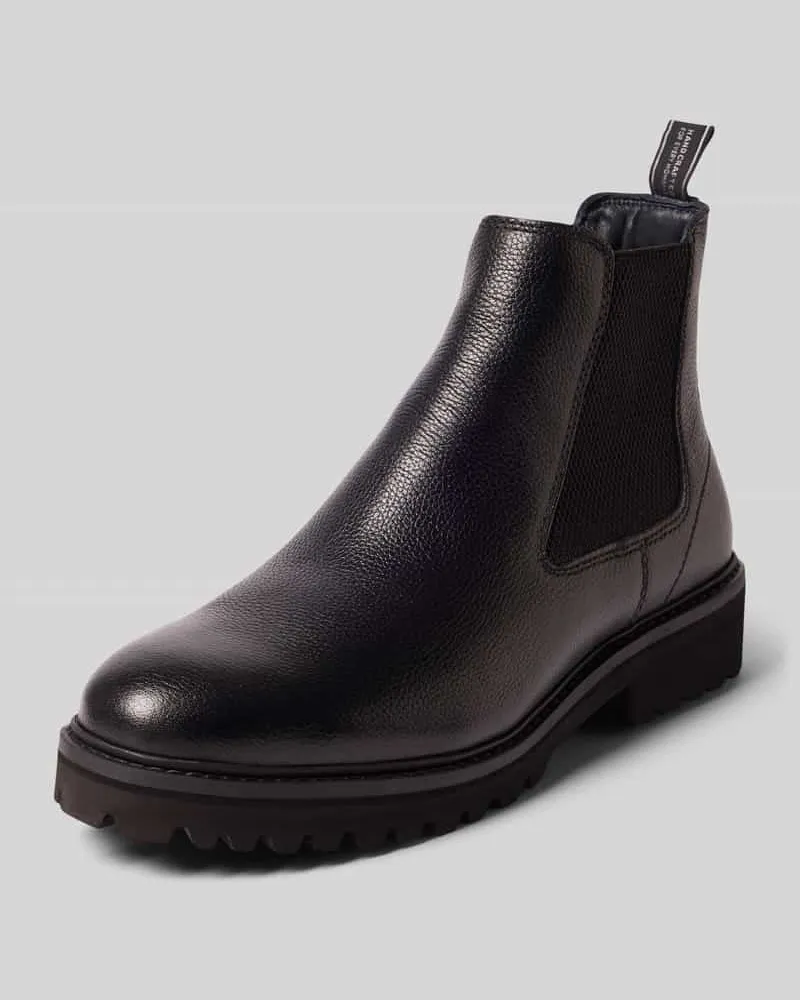 Tamaris Chelseas aus echtem Rindsleder Black