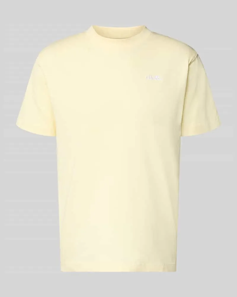 Ellesse T-Shirt mit Label-Stitching Modell 'ACCIANO CLASSIC Hellgelb