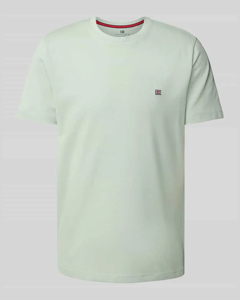 Christian Berg T-Shirt mit Label-Stitching 