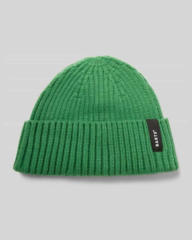 Barts Beanie mit Label-Detail Modell 'SUMTER Gruen
