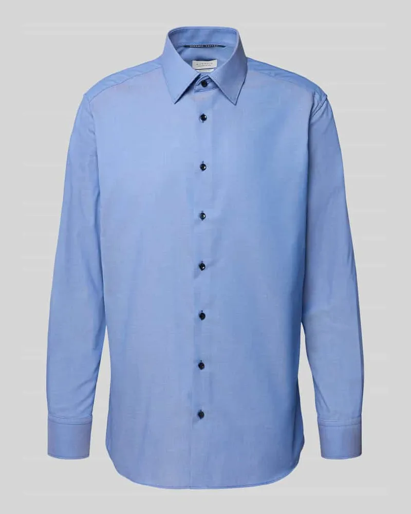 Eterna Regular Fit Business-Hemd mit Kentkragen Royal