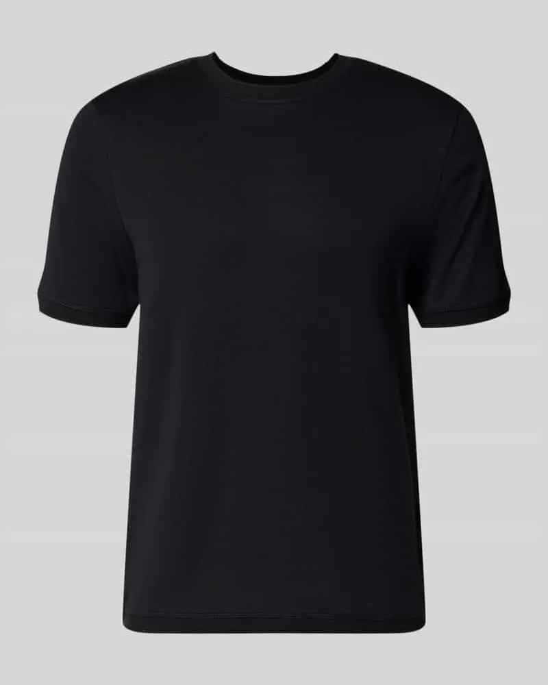 cinque Regular Fit T-Shirt mit Rundhalsausschnitt Modell 'Badi Black