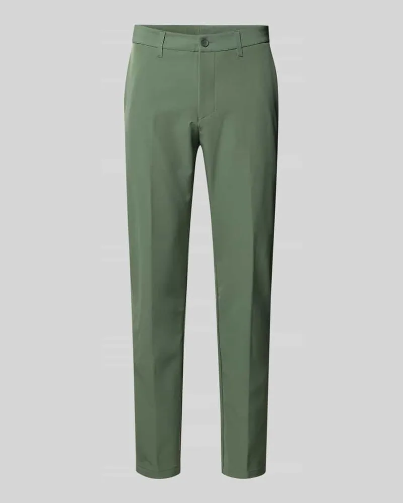 HUGO BOSS Slim Fit Hose aus wasserabweisendem Stretch-Gewebe Modell 'C_COMMUTER-SLIM Lind