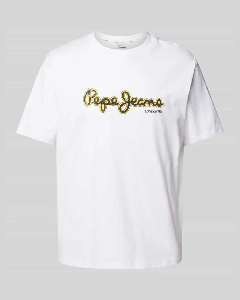 Pepe Jeans T-Shirt mit Label-Print Modell 'DORIAN 
