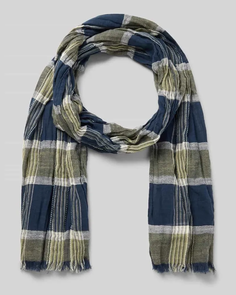 Camel Active Schal mit Fransen Oliv