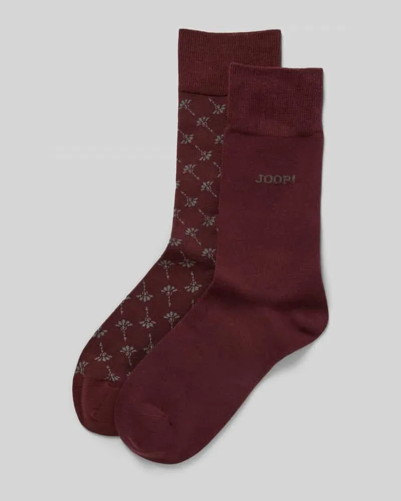 JOOP! Socken mit elastischem Rippenbündchen im 2er-Pack 