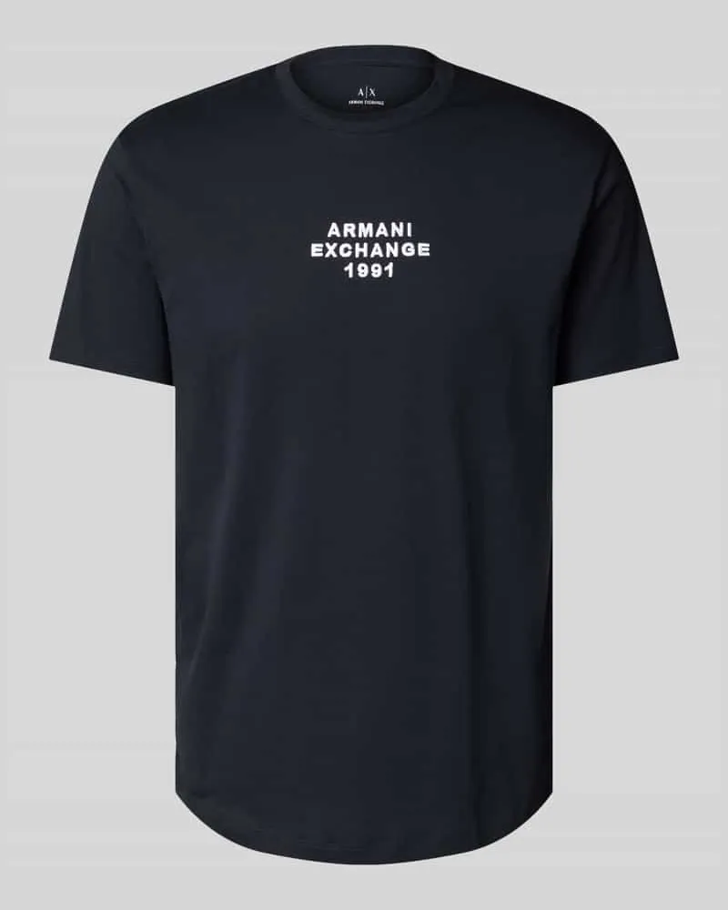 Armani Exchange Regular Fit T-Shirt aus reiner Baumwolle 