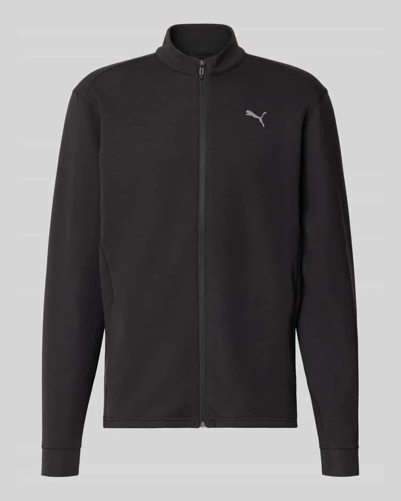 Puma Sweatjacke mit Stehkragen und Reißverschluss Modell 'CLOUDSPUN Black