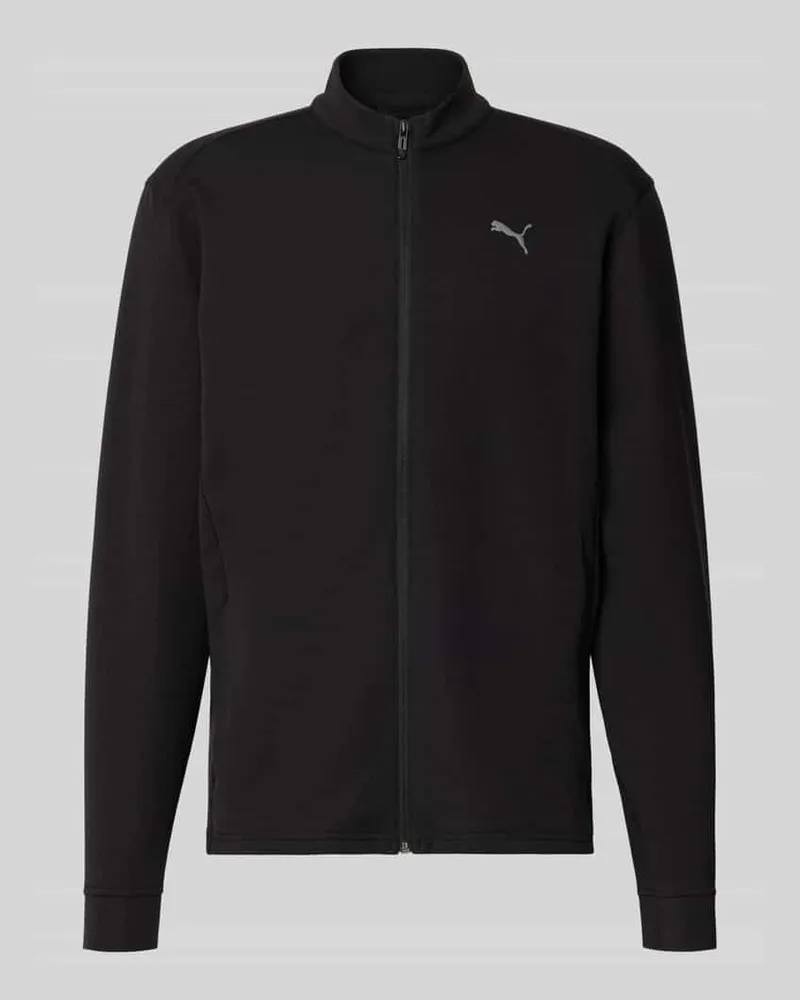 Puma Sweatjacke mit Stehkragen und Reißverschluss Modell 'CLOUDSPUN Black