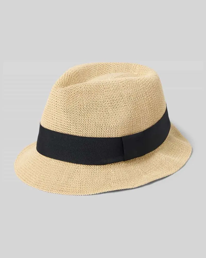 Müller Headwear Hut mit Zierband Modell 'TRILBY Beige