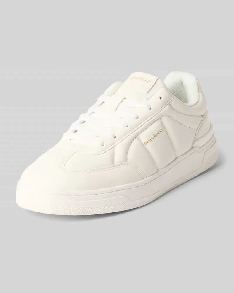 Bruno Banani Sneaker mit Label-Details Modell 'JFK Weiss