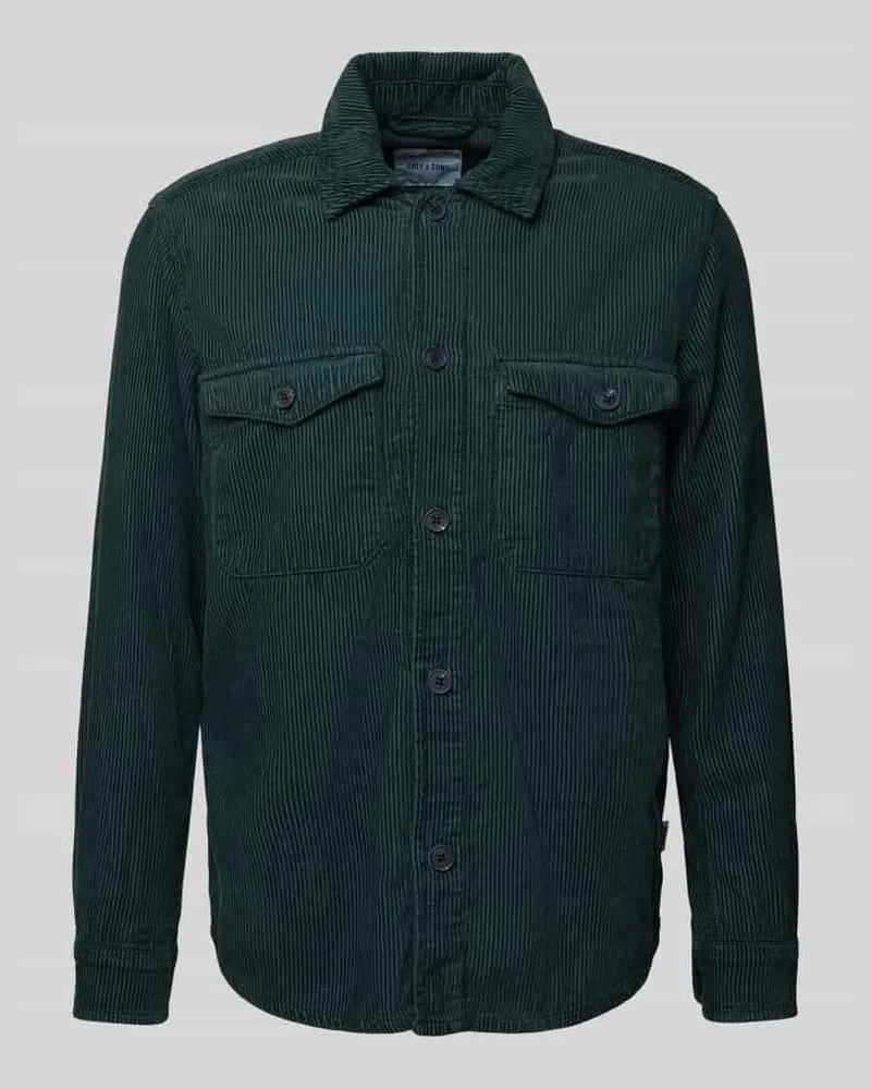 Only & Sons Regular Fit Freizeithemd aus Cord Modell 'MARLOW 