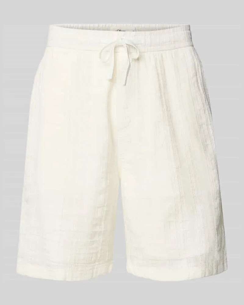 S.Oliver Relaxed Fit Shorts aus reiner Baumwolle Modell 'DETROIT 