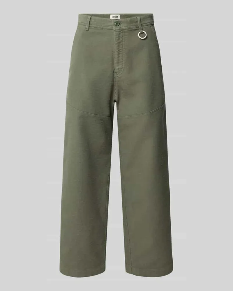 Drykorn Hose mit Teilungsnähten Modell 'YOGGA Schilf