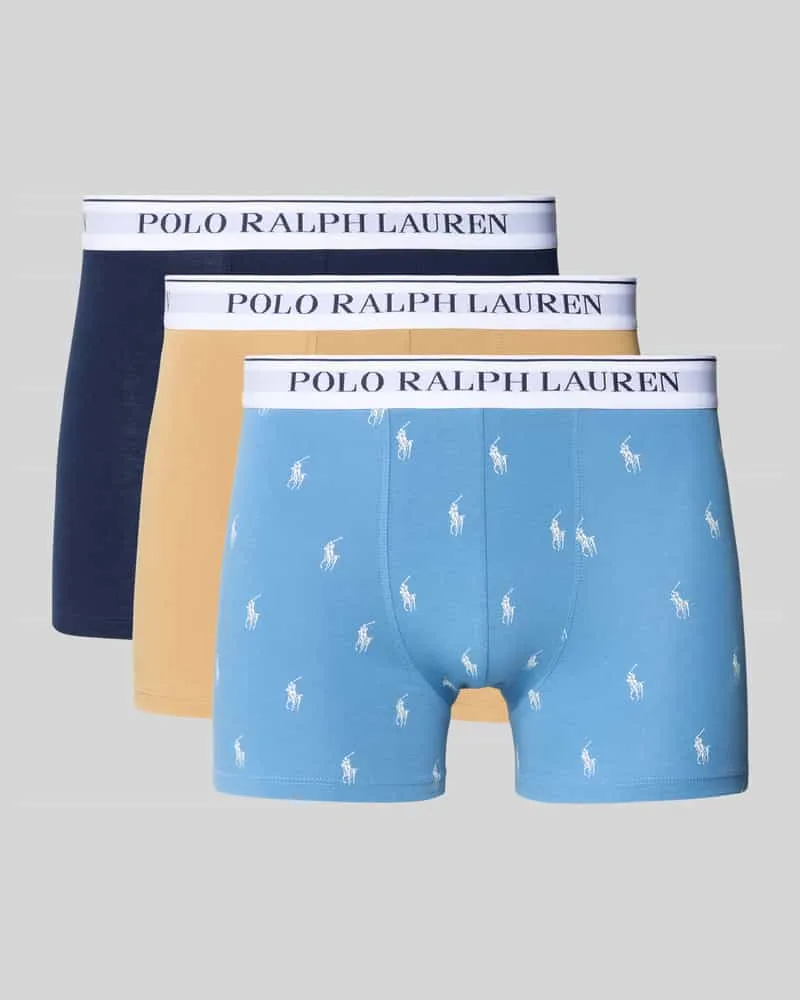 Ralph Lauren Trunks mit elastischem Logo-Bund im 3er-Pack 