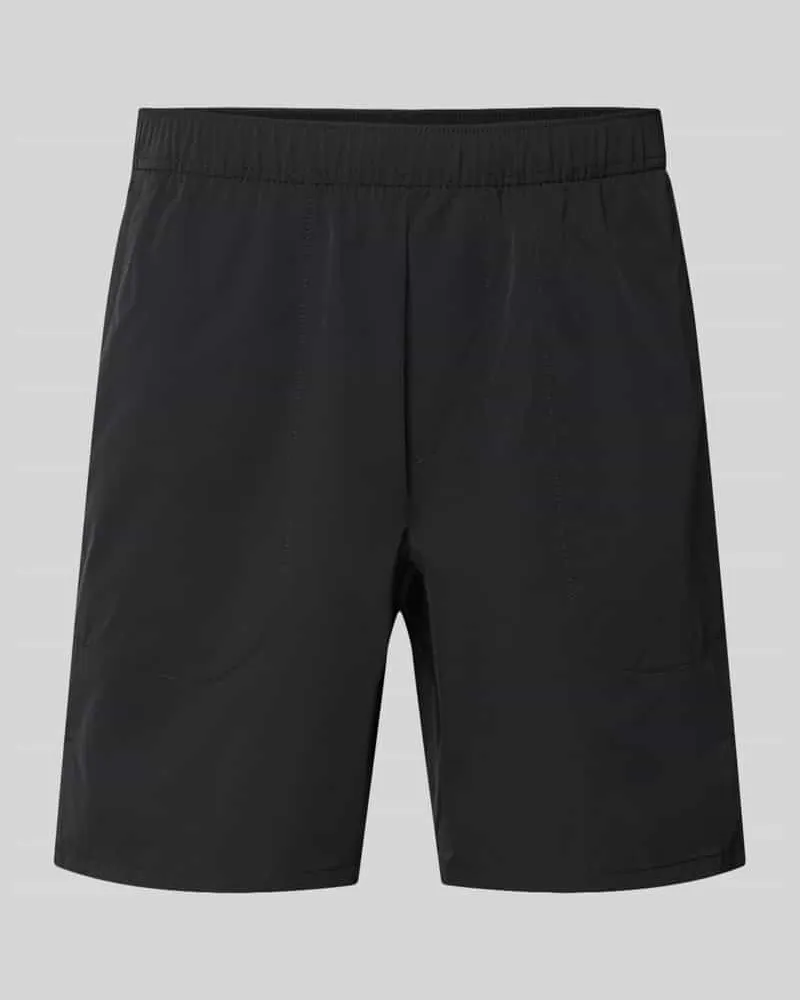 HUGO BOSS Relaxed Fit Sportshorts mit elastischem Bund Black