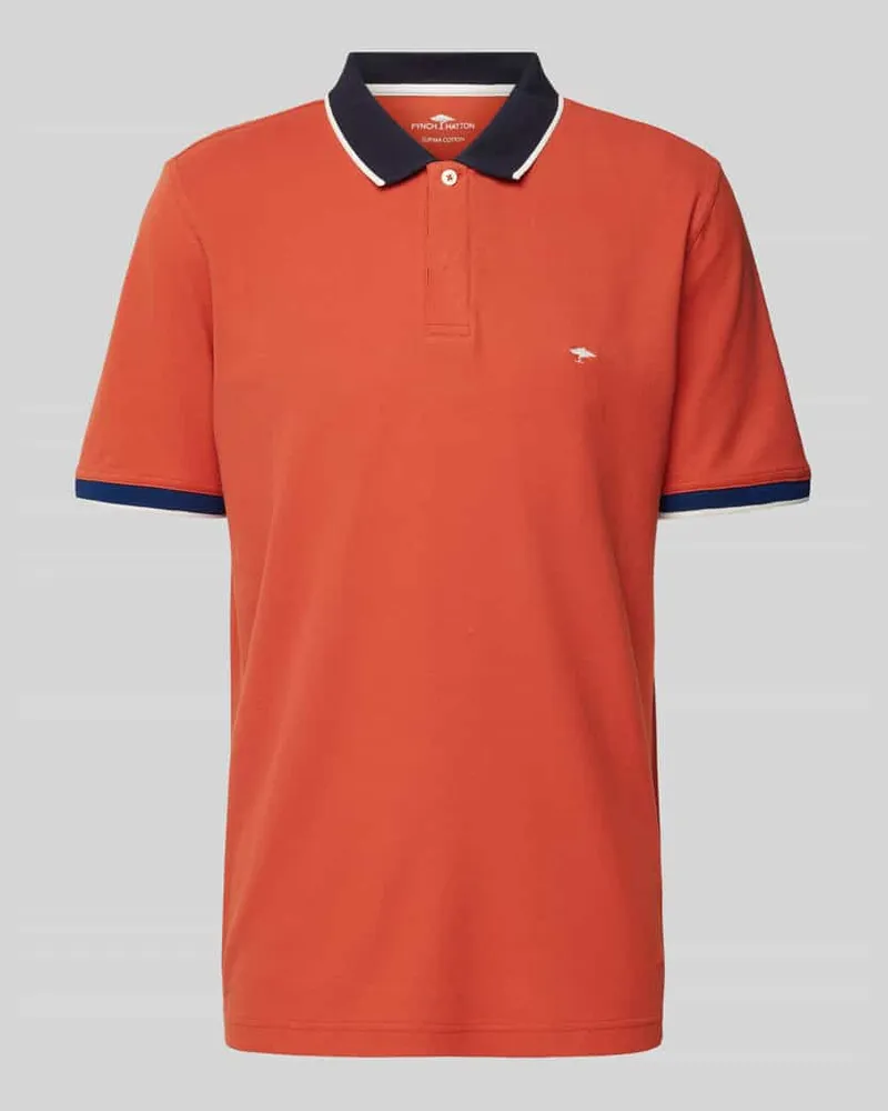 Fynch-Hatton Regular Fit Poloshirt mit Kontrastbesatz 