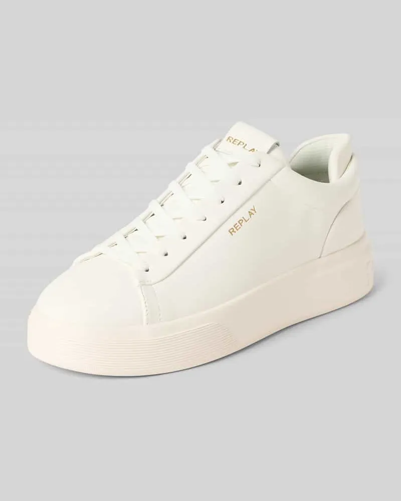Replay Sneaker mit Schnürung Modell 'NOTTING DOUBLE Weiss
