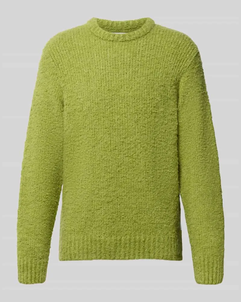 Edwin Jeans Strickpullover mit Rundhalsausschnitt Modell 'DUN Neon