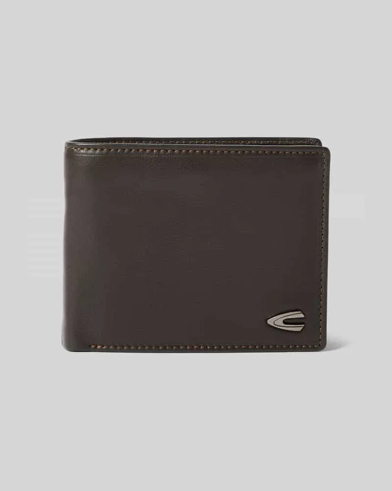 Camel Active Lederportemonnaie mit Logo-Applikation Modell 'VEGAS 