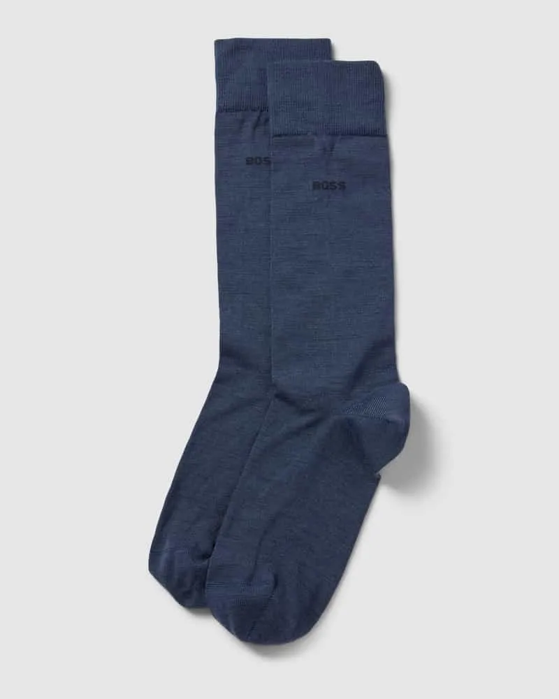 HUGO BOSS Socken mit Strukturmuster im 2er-Pack 