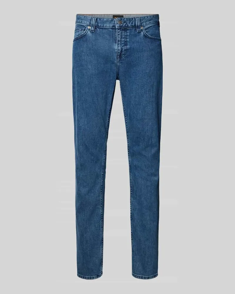 HUGO BOSS Slim Fit Jeans aus Baumwoll-Mix 