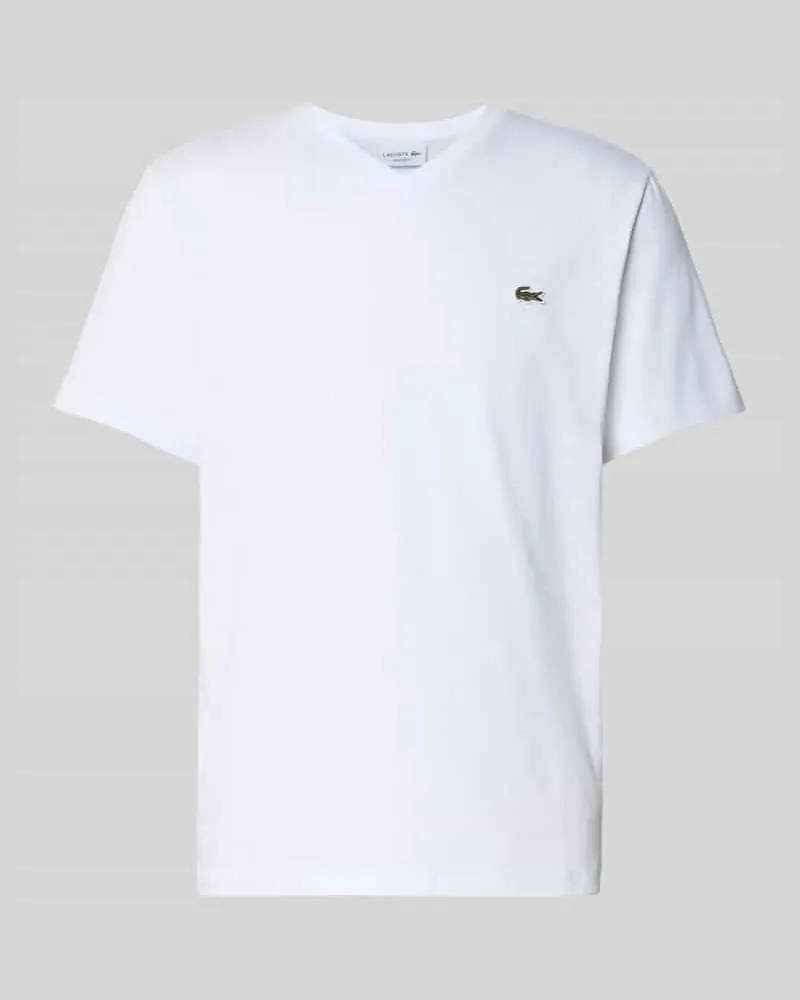 Lacoste Regular Fit T-Shirt aus reiner Baumwolle 