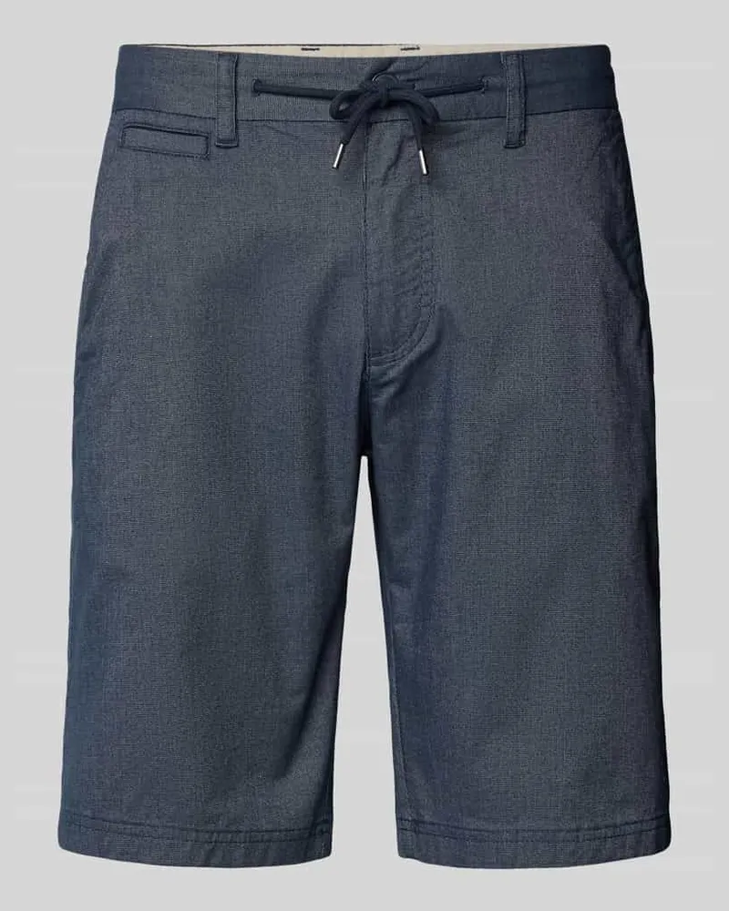 S.Oliver Regular Fit Chinoshorts aus Baumwoll-Mix Modell 'PHOENIX Marine