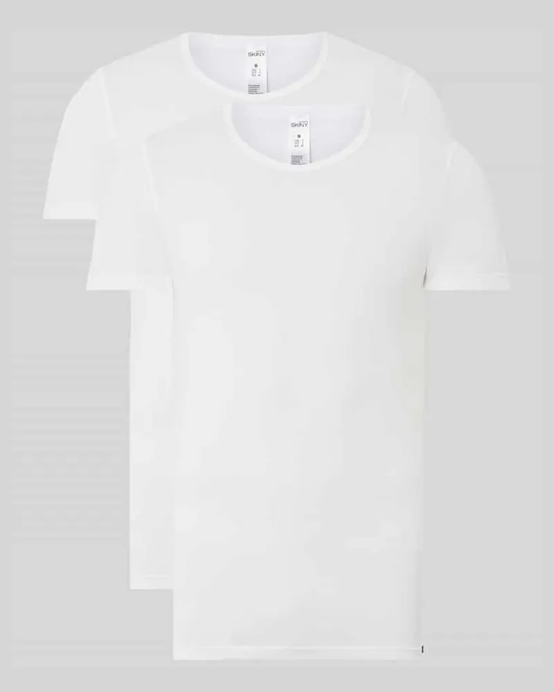 Skiny T-Shirt aus Baumwolle im 2er-Pack 