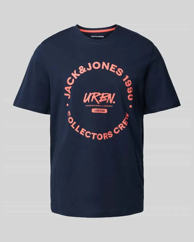 Jack & Jones T-Shirt mit Label-Print Modell 'SIMON 