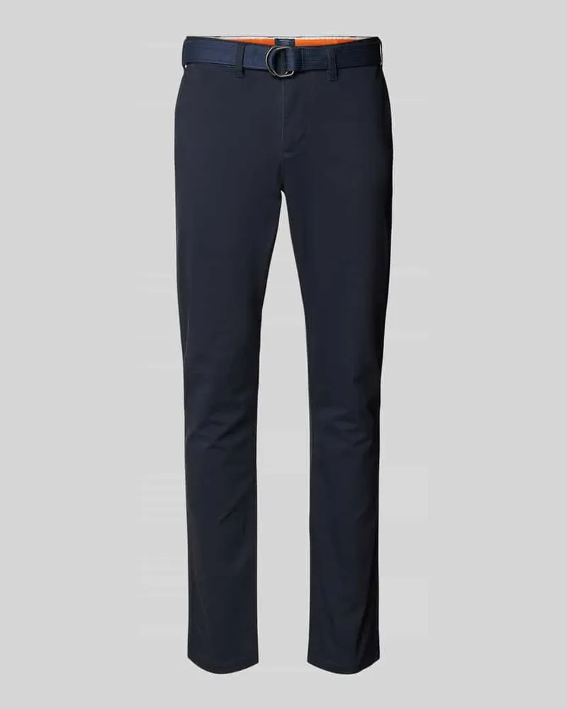 McNeal Slim Fit Stoffhose mit französischen Eingrifftaschen Marine