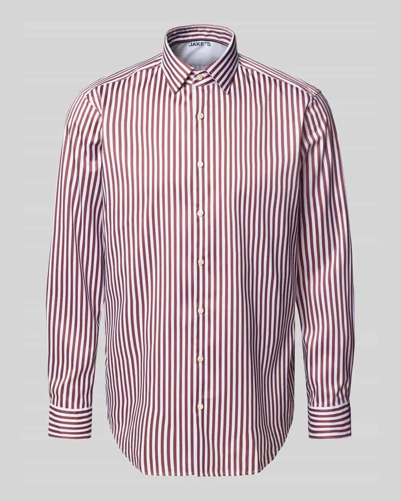 JAKE*S Regular Fit Business-Hemd mit Kentkragen 