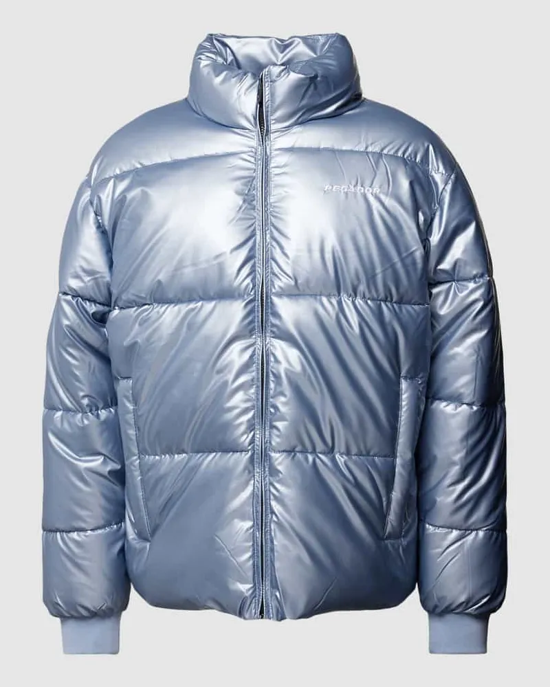 PEGADOR Steppjacke mit Label-Stitching Modell 'SOLIN Hellblau