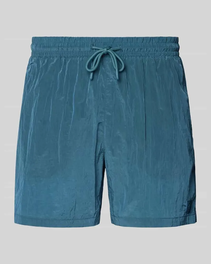 Strellson Badehose in Crinkle-Optik Modell 'Boas 