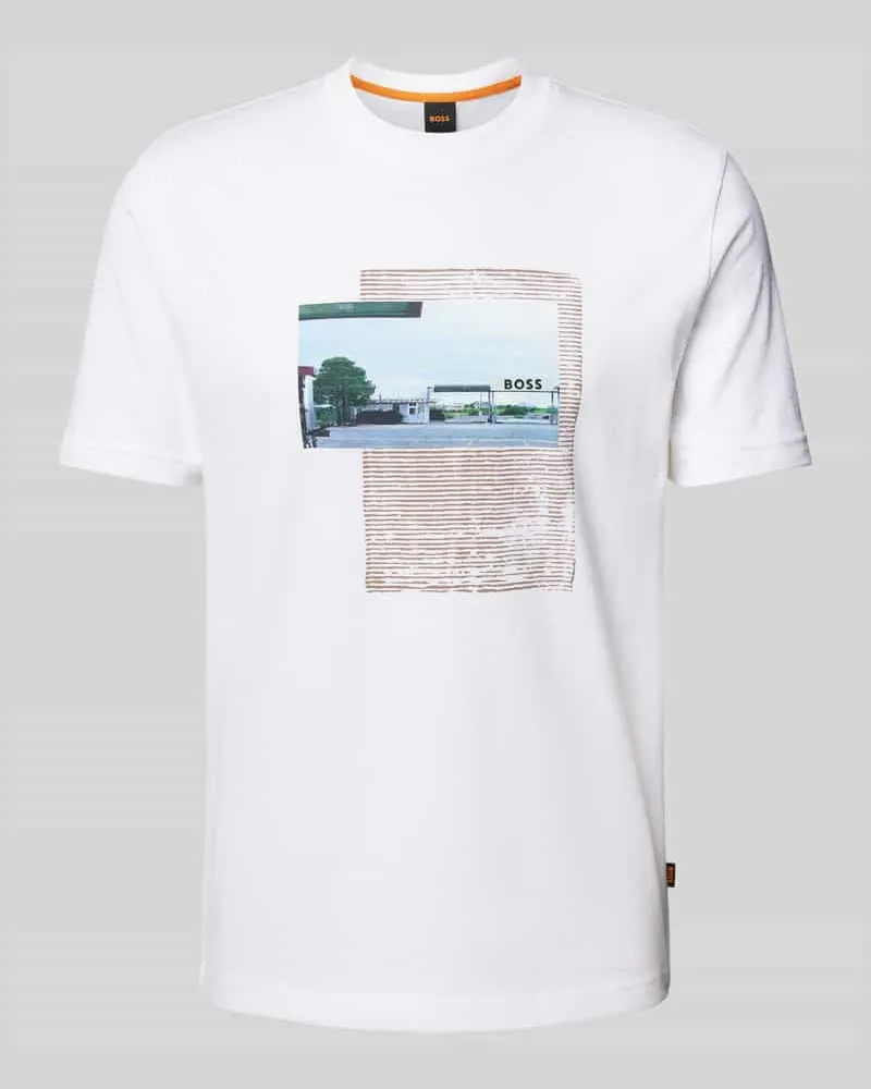 HUGO BOSS T-Shirt mit Label-Print 