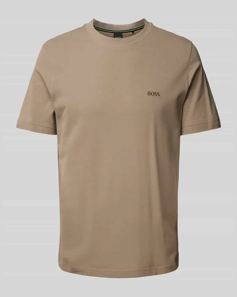 HUGO BOSS Regular Fit T-Shirt mit Label-Stitching Modell 'TADDY 