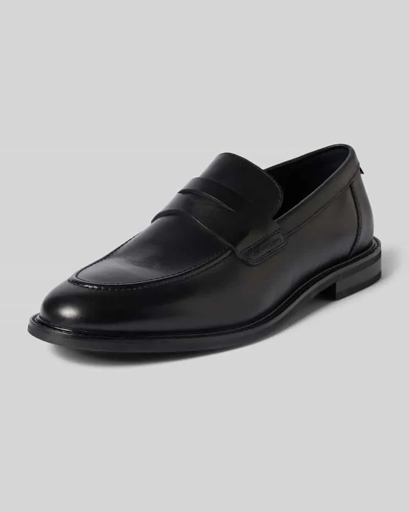 Gant Loafer aus echtem Leder Modell 'Lozham Black