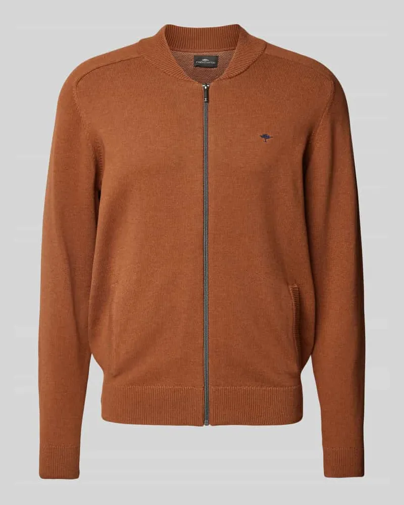 Fynch-Hatton Strickjacke mit Reißverschluss 