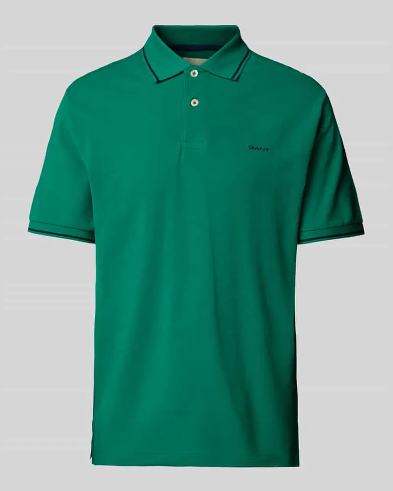 Gant Poloshirt mit Label-Stitching 