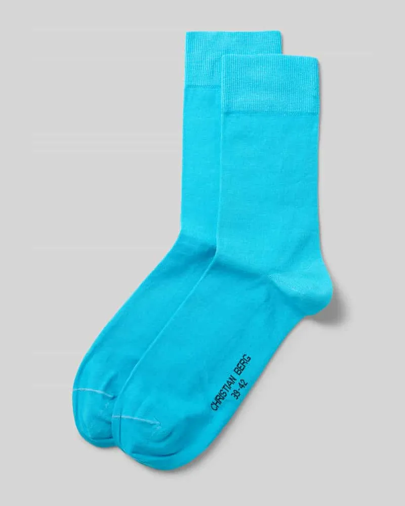 Christian Berg Socken mit Label-Detail 