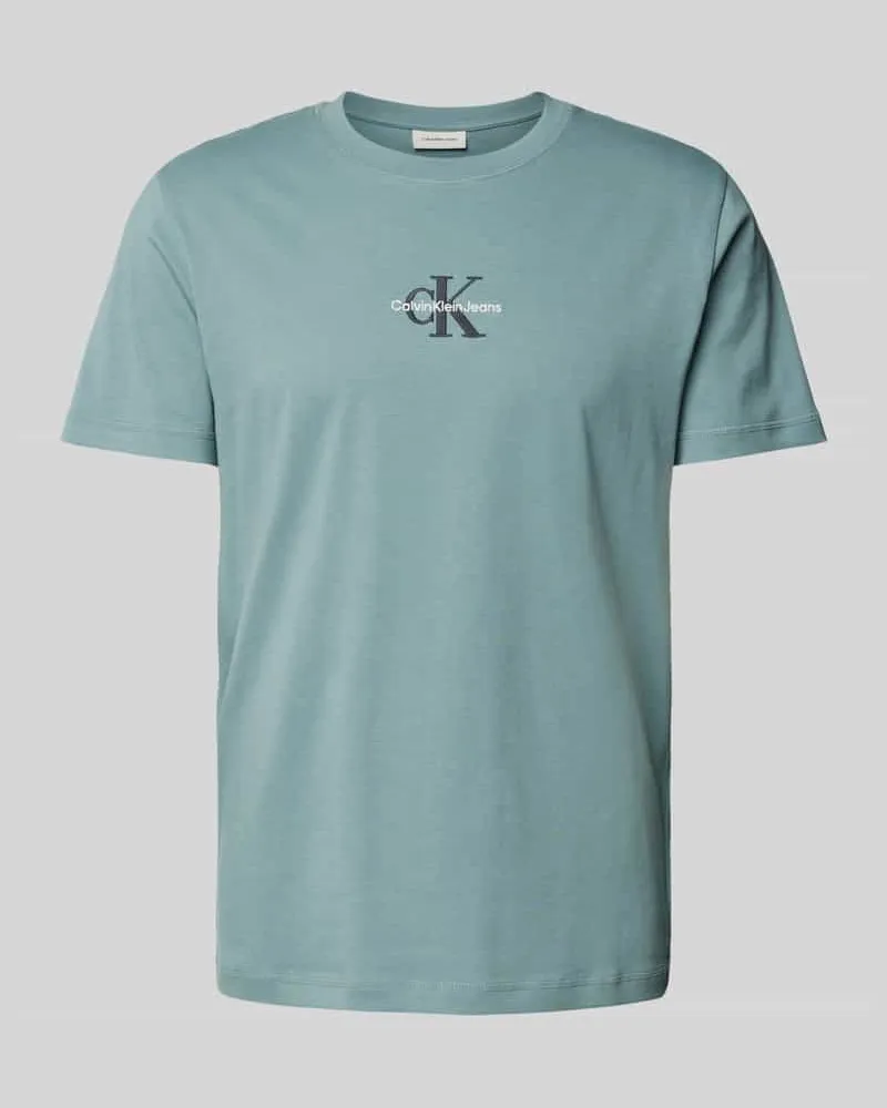 Calvin Klein T-Shirt mit Label-Stitching 