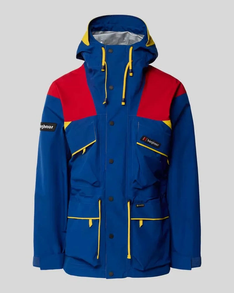 Berghaus Funktionsjacke mit Label-Stitchings Royal