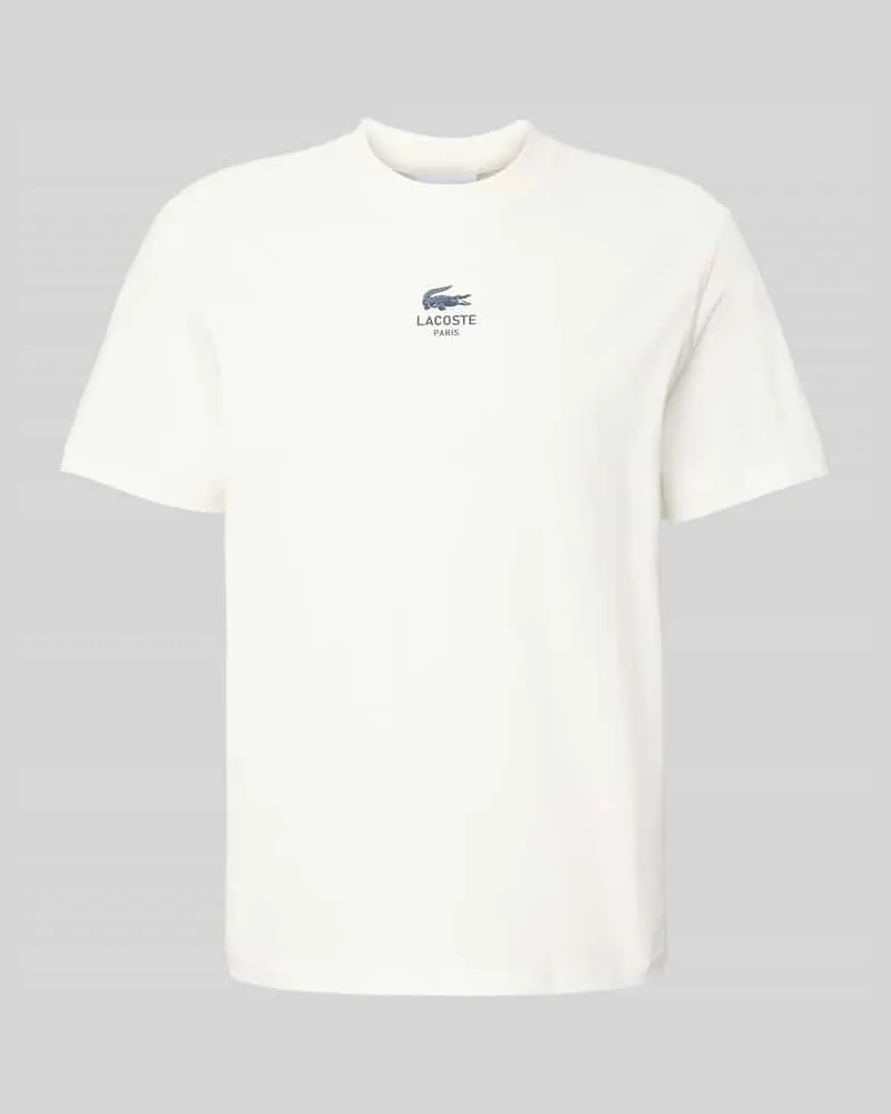 Lacoste Regular Fit T-Shirt aus reiner Baumwolle 