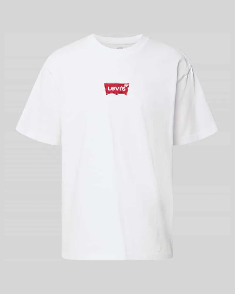 Levi's T-Shirt mit Label-Detail Weiss